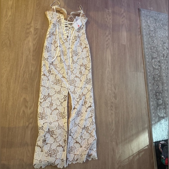 NWT Angel Lane Pearla Lace Maxi spaghetti strap Dress - Picture 5 of 6